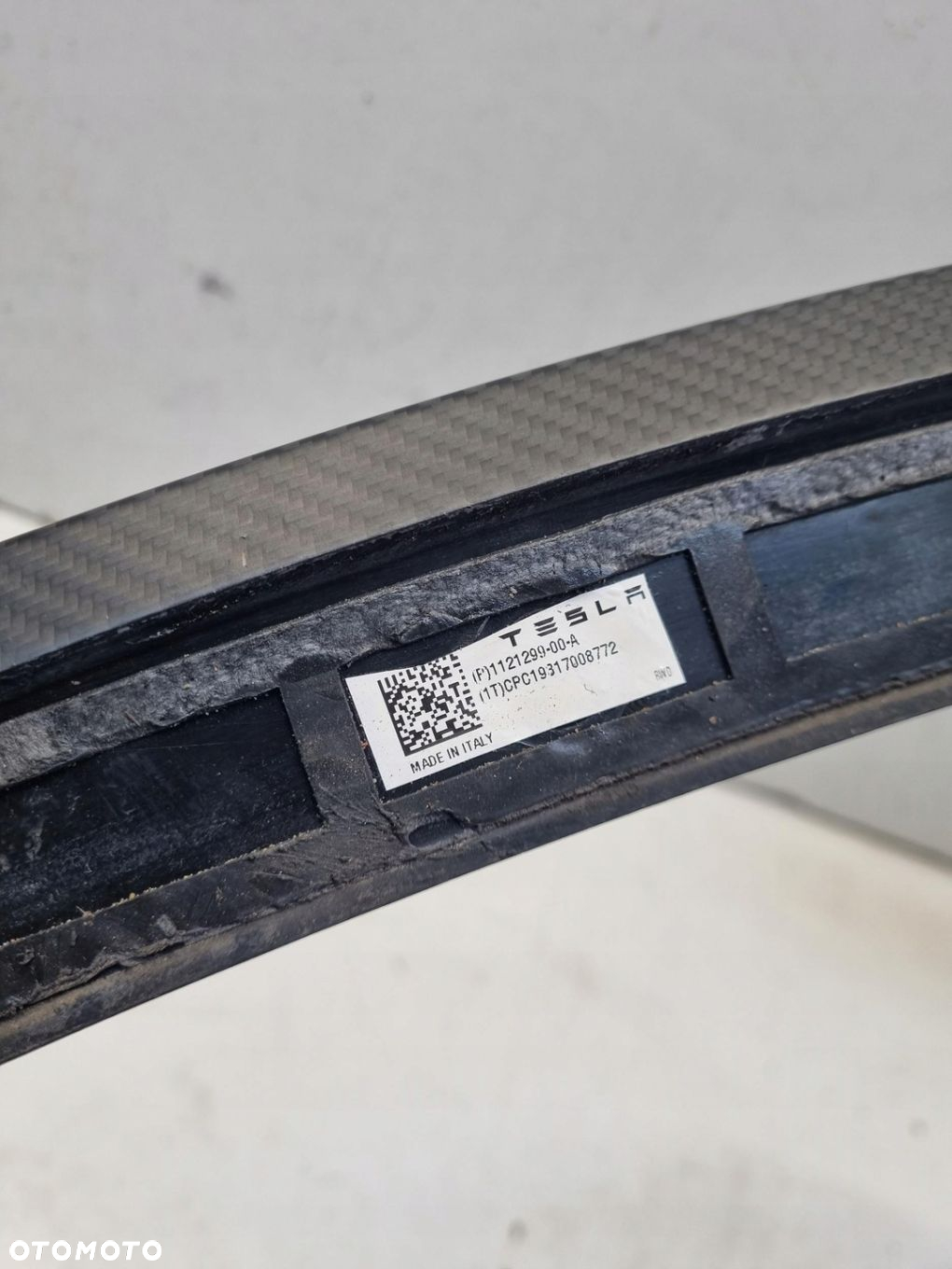 Tesla Model S Plaid Carbon SPOILER LOTKA KLAPY TYŁ TYLNA - 4