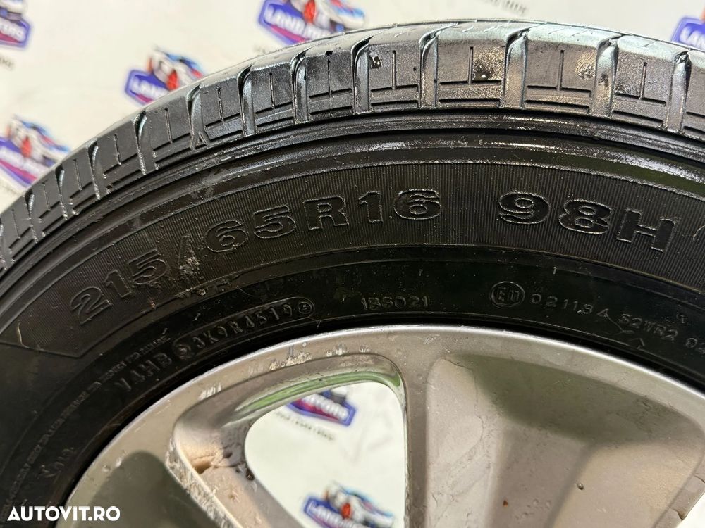 JANTE + CAUCIUCURI 5x114.3​ 215 / 65 R16 98H ( 3 BUC.) DACIA DUSTER 1.5 DIESEL 2015 2013-2017 - 7