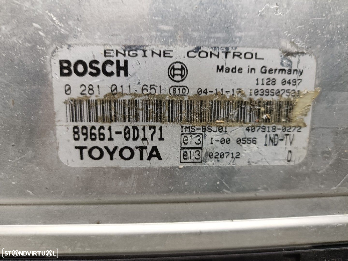 Centralina Motor Toyota Yaris (_P1_) - 3