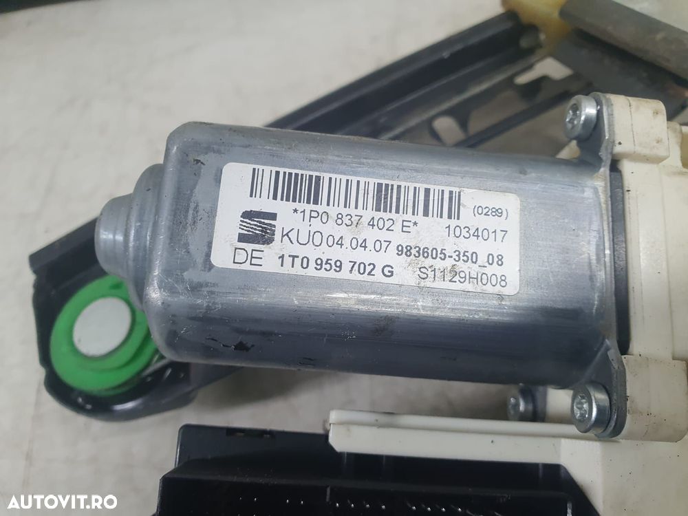Macara stanga fata 1t0959702g Seat Leon 2 1P [2005 - 2009] 1.9 tdi BX - 3