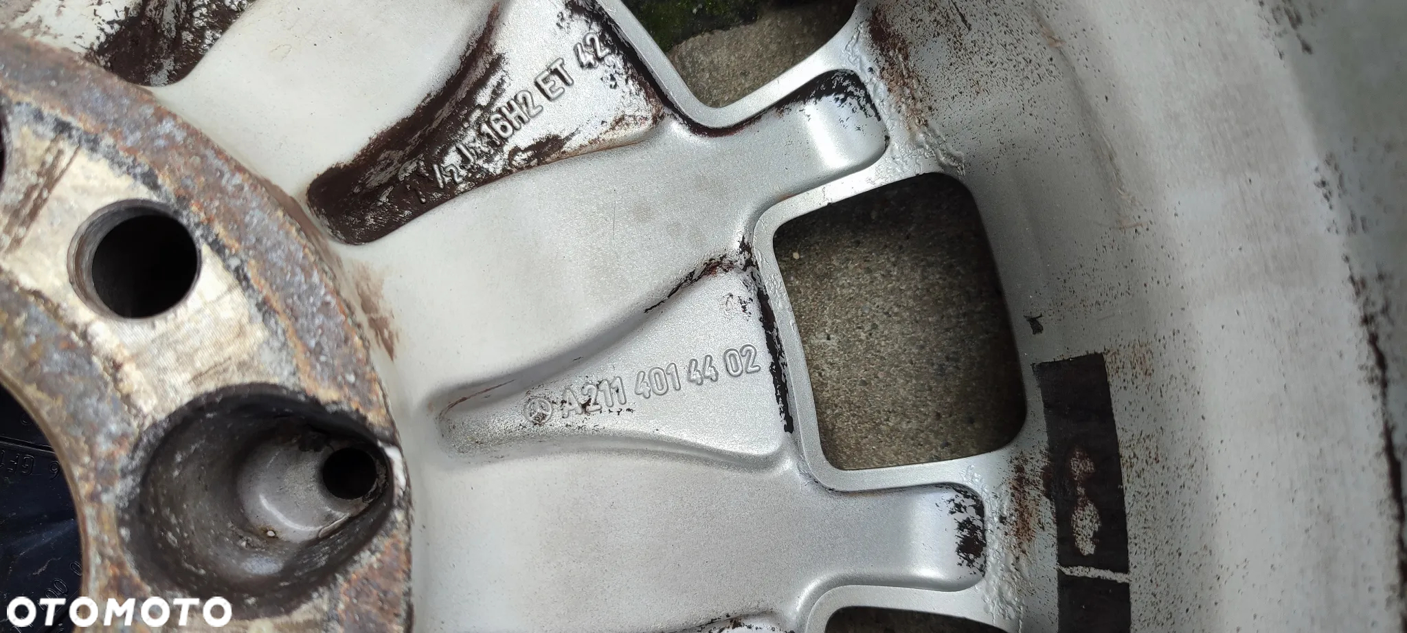 2114014402 FELGI ALUMINIOWE 5x112 7.5Jx16 CALI ET42 MERCEDES W211 KOMPLET 4 SZTUKI - 7