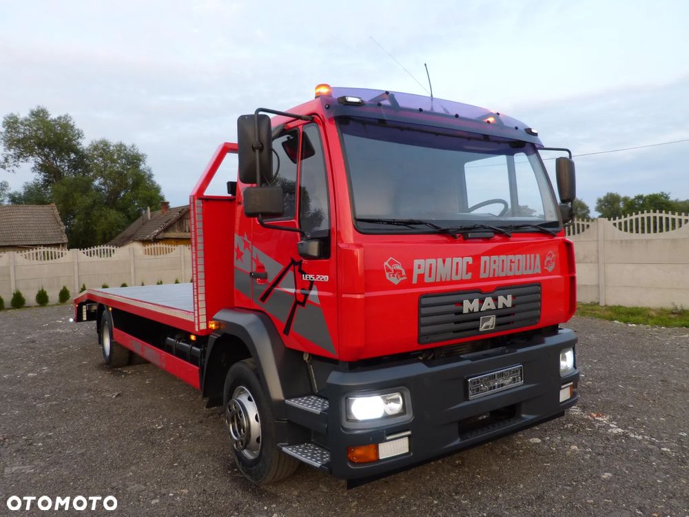 MAN LE 15.220 POMOC DROGOWA / AUTOLAWETA / SPECJALNY / DMC 15 T / ŁAD. 9000 KG / BLOKADA MOSTU - 1