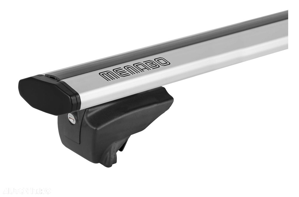 Bare transversale aero cu prindere pe sine Menabo Lince Silver - 2