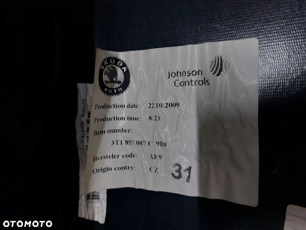 ZESTAW AIRBAG KOKPIT DESKA MODUŁ PODUSZKI PASY SKODA SUPERB II - 13