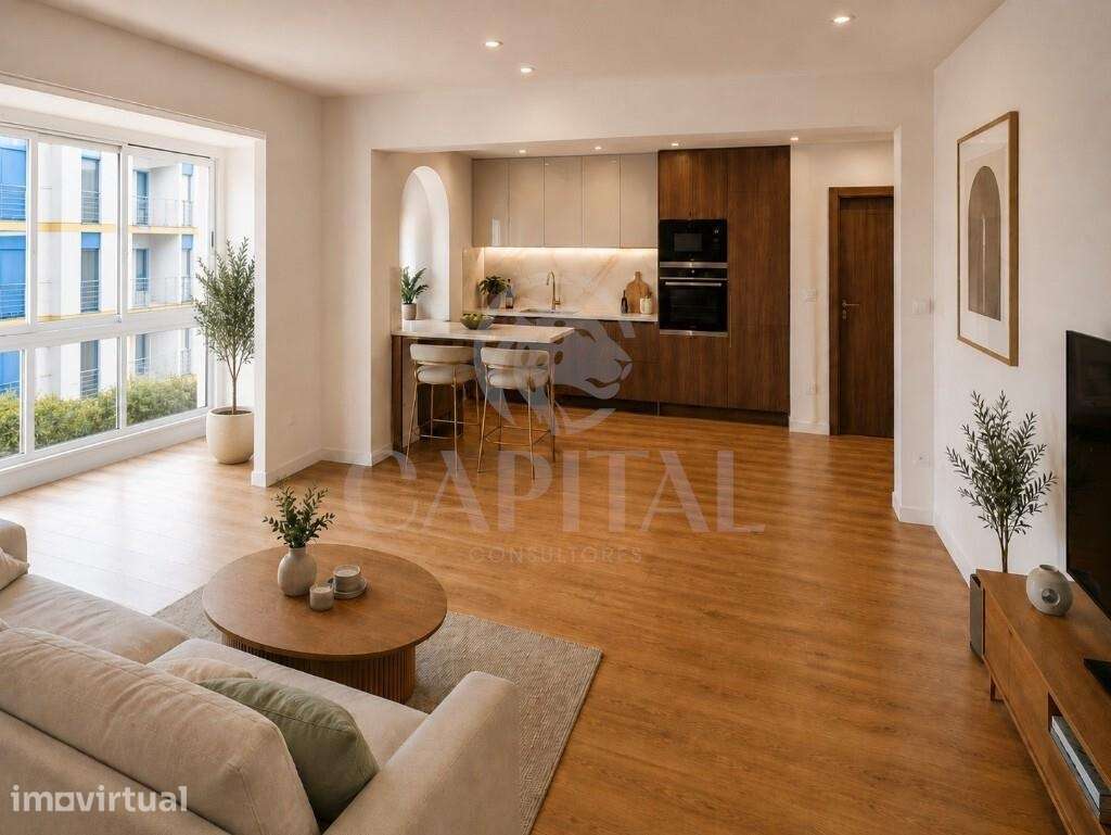 T3 Moderno e Totalmente Remodelado no Centro de Odivelas - Grande imagem: 2/10