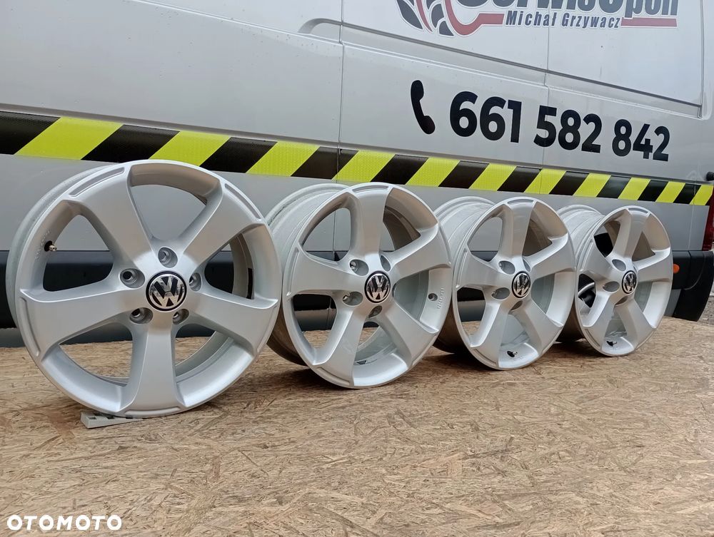FELGI ALUMINIOWE 5x112 R16 6,5J ET42 VOLKSWAGEN BEETLE CADDY EOS GOLF JETTA PASSAT SCIROCCO SHARAN T4 TIGUAN TOURAN TRANSPORTER T-ROC - 2