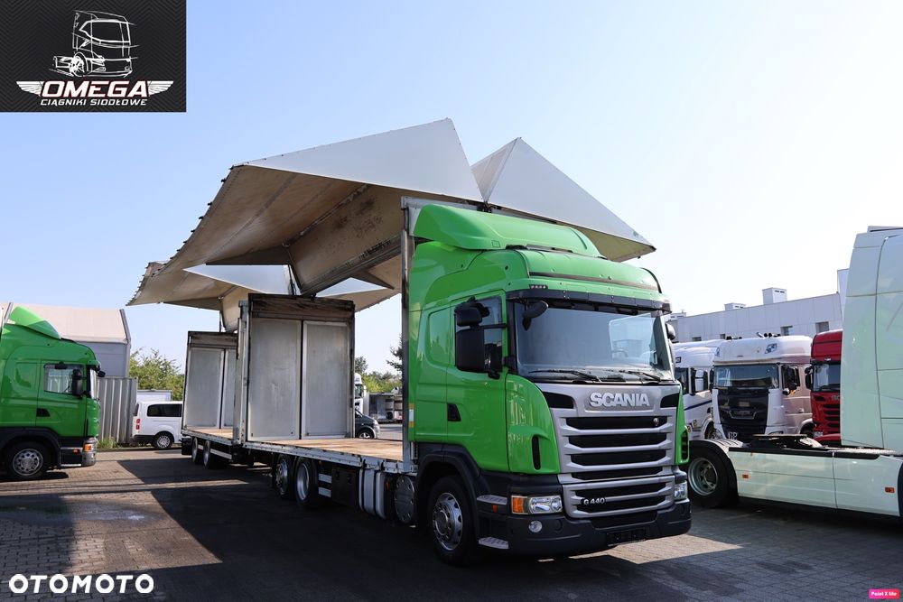 Scania G 440 PDE 268 Tyś km !!! ZESTAW / TANDEM / Kufer / Kontener / - 8