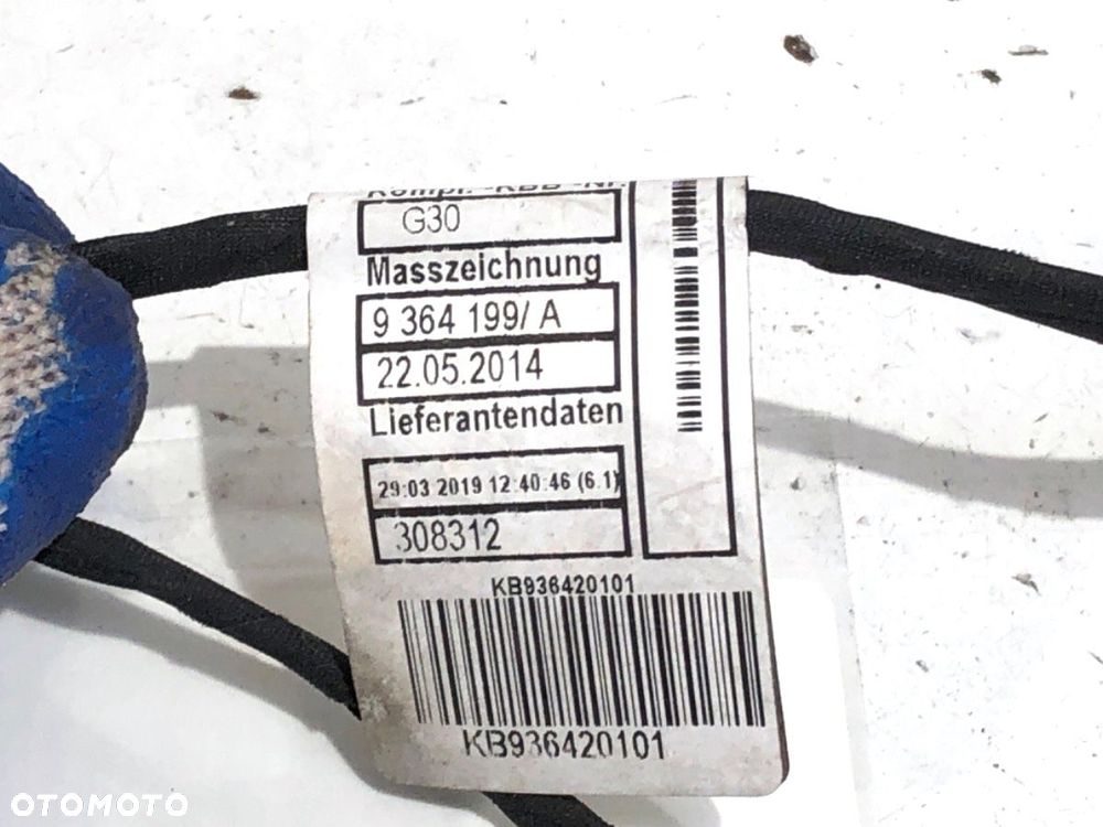 WIĄZKA PDC TYŁ  BMW 5 (G30, F90) 2016 - 2022 530 e Plug-in-Hybrid 135 kW [184 KM] Hybryda silnik - 4