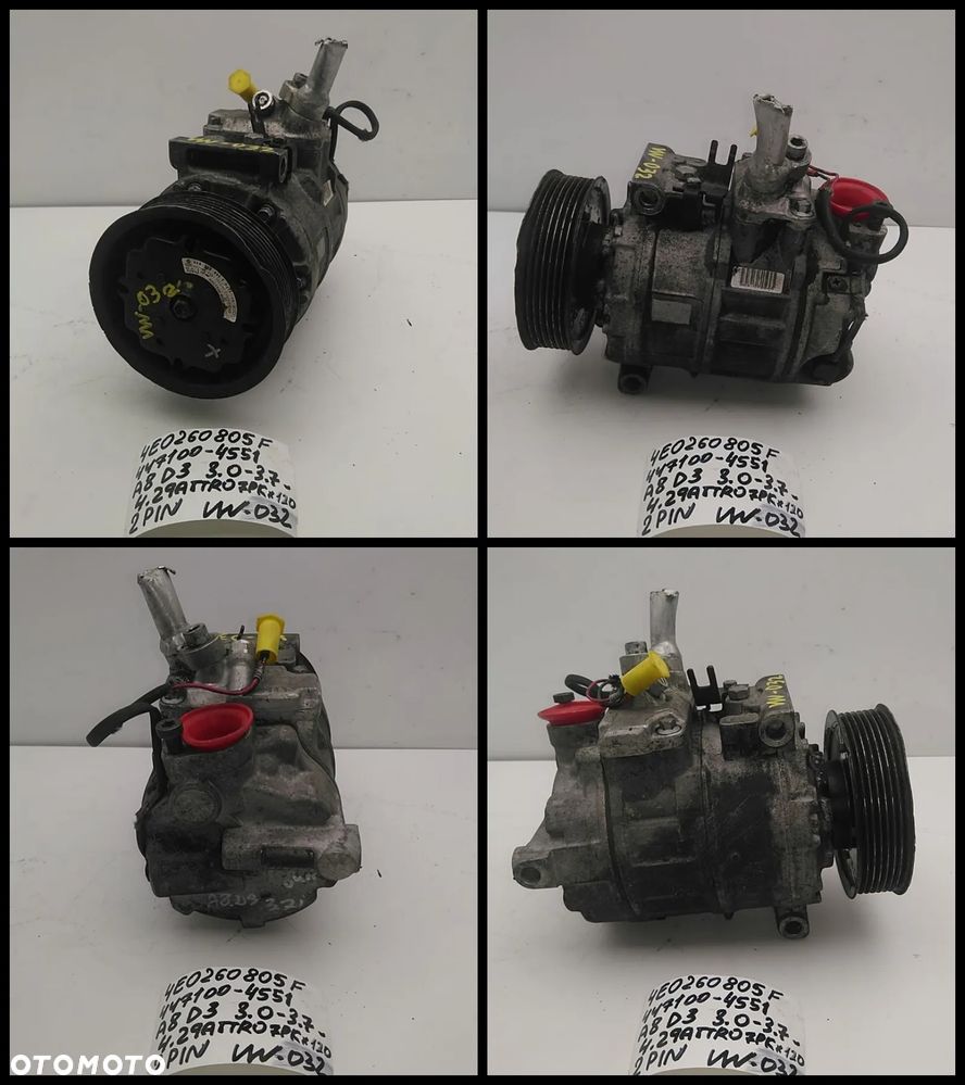VW NR01-NR50 KOMPRESOR KLIMATYZACJI AUDI SEAT SKODA SPRĘŻARKA  AUKCJA (1) - 10