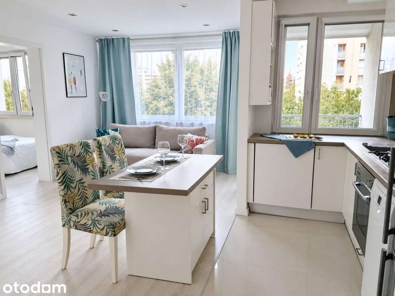 Nowoczesne, 3-pokojowe mieszkanie 47 m², ul. Czerniakowska 203a