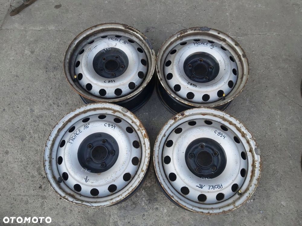 Toyota Proace I Felgi stalowe 16 5x108 7J Jumpy Expert Scudo II 4szt - 1