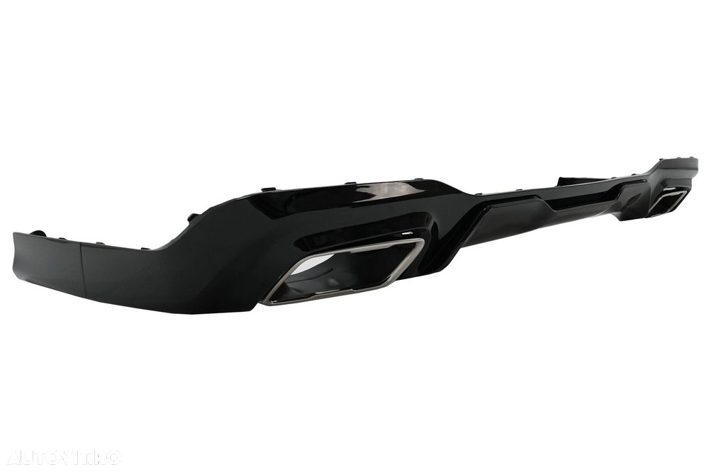 Difuzor Bara Spate cu Evacuare Dubla Crom compatibil cu BMW 2 Series F - 3