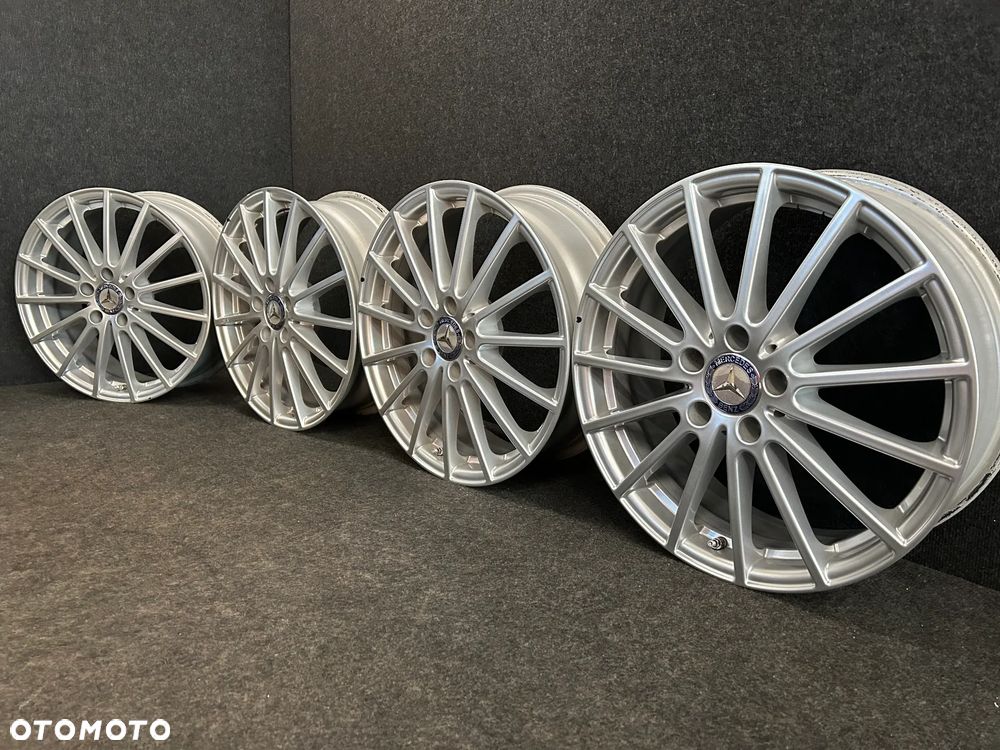 Alufelgi Mercedes GLA, CLA, A-KLasa W176, B-Klasa W246 18 cali 5x112 4szt. Ładne z czujnikami! - 1