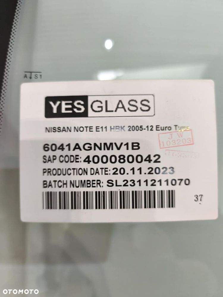 Szyba przednia NISSAN NOTE 2006-2013 MINIVAN - 4