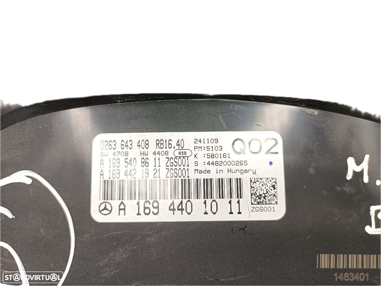 Quadrante Mercedes-Benz B-Class (W245) - 3