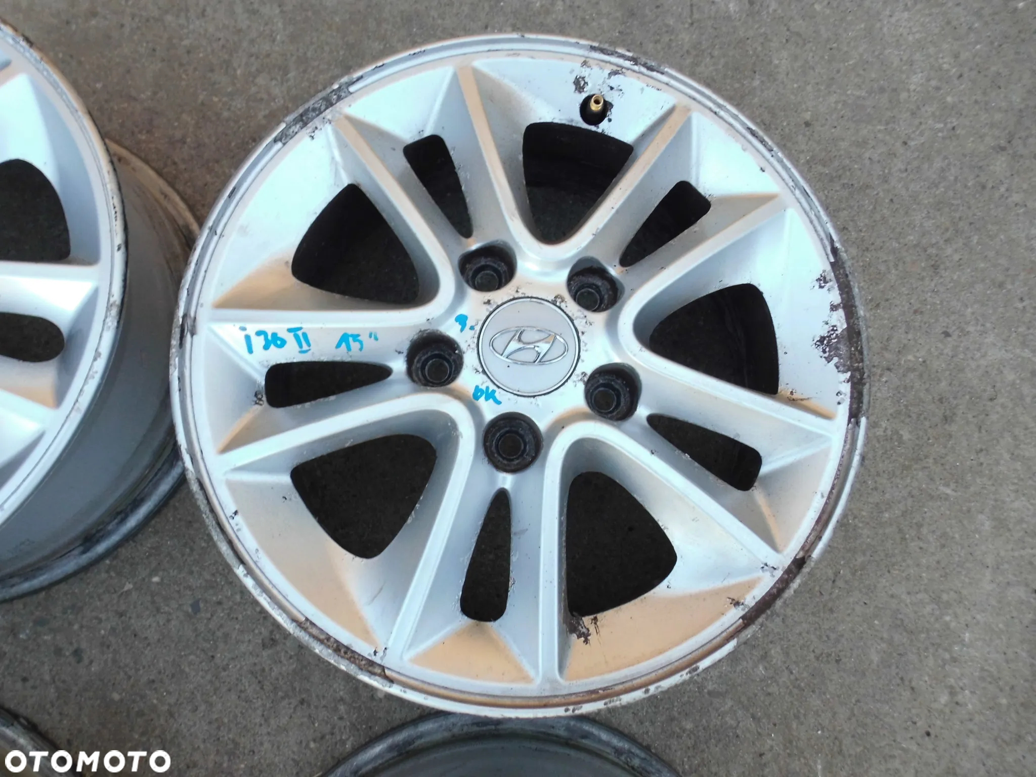 FELGI ALUMINIOWE KIA VENGA CEED I LIFT II HYUNDAI I30 I II 15 CALI ORYGINAŁ - 6