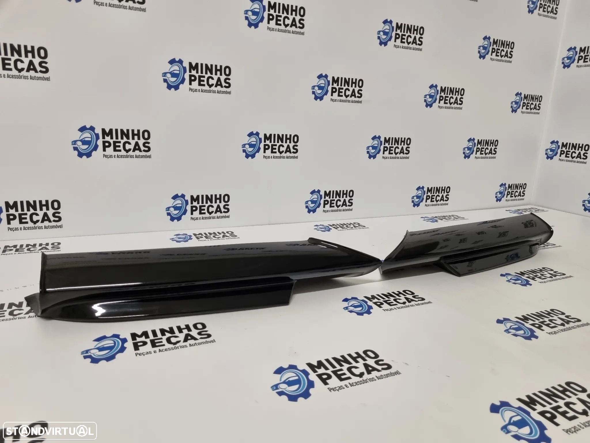 Splitters Frontais BMW (E90/E91) Pré-Lci M Preto Brilho - 4