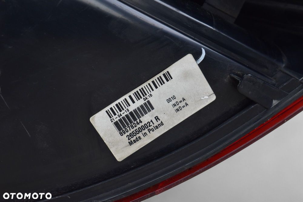 Lampa Prawy Tył RENAULT LAGUNA III KOMBI 2007-2011R EU 265500021R - 7