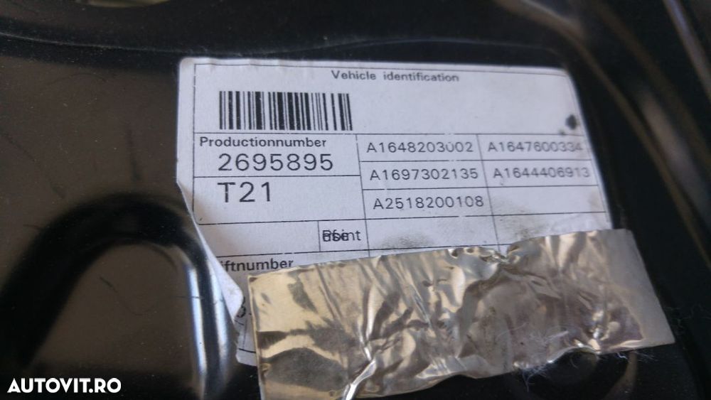 macara usa stanga spate mercedes ml w164 facelift 2011 993679-108 - 4