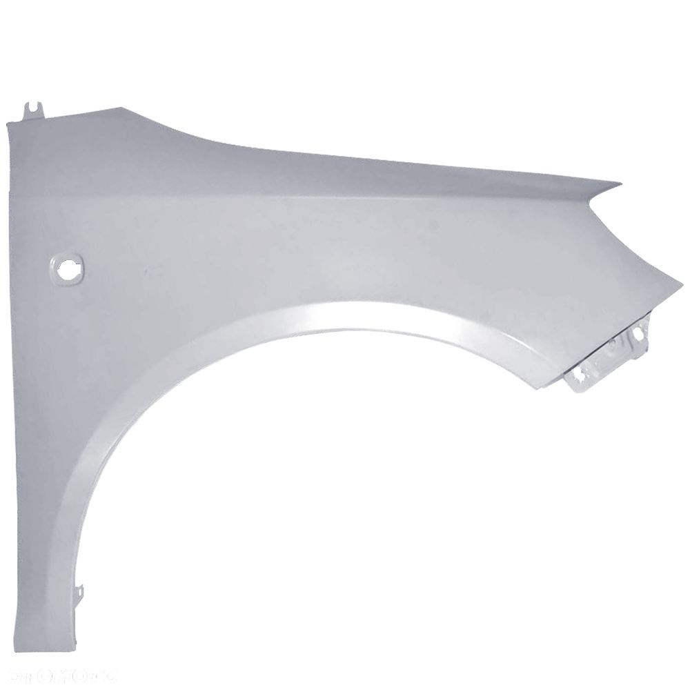 BLU Błotnik SKODA FABIA II 2 5J ROOMSTER LA7W prawy srebrny 07-15 przód ReflexSilber - 2