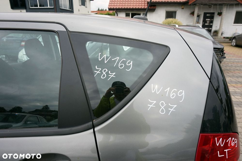 SZYBA KAROSERYJNA TYLNA LEWA BOCZNA A-KLASA W169 LIFT 5D HB A1696700312 MERCEDES 2008-2012 - 2