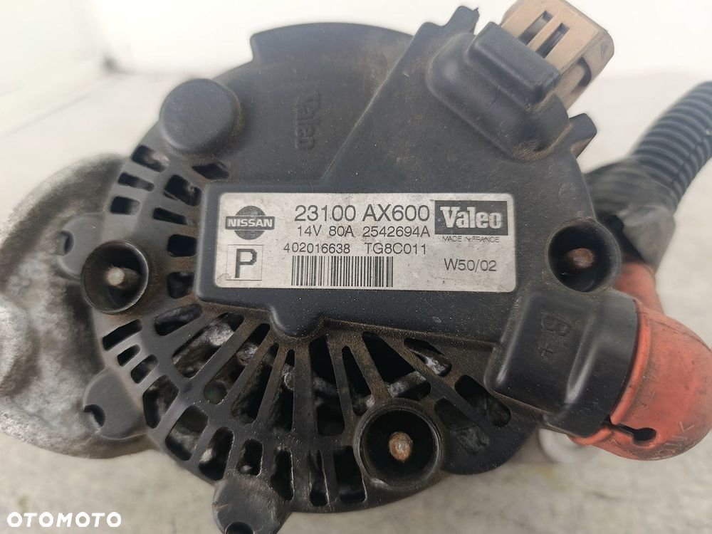 ALTERNATOR NISSAN MICRA III K12 23100AX600  2542694A   VALEO 1.2 16V - 2