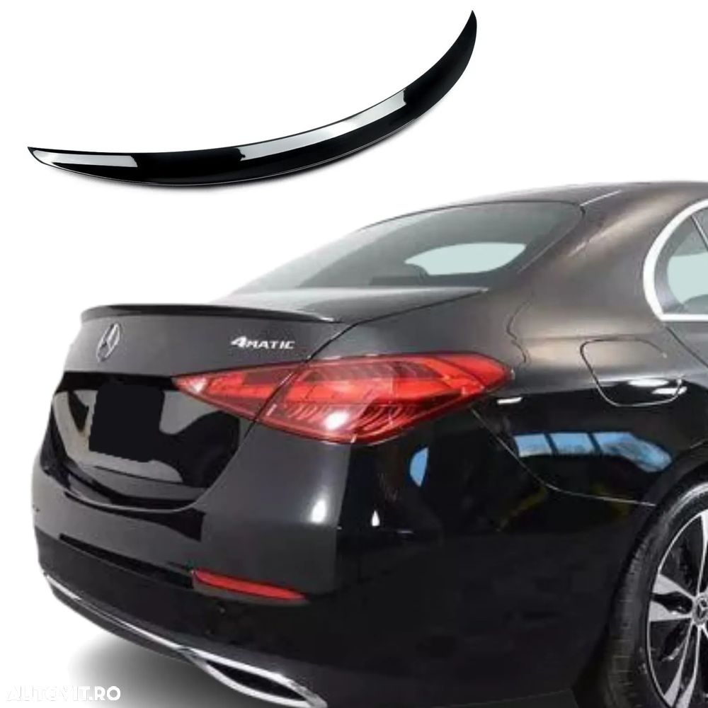 Eleron portbagaj pentru Mercedes C-Klasse W206 2022+ model AMG ta Vopsit profesional negru lucios cod mercedes 040 ⭐️⭐️⭐️⭐️⭐️ - 3