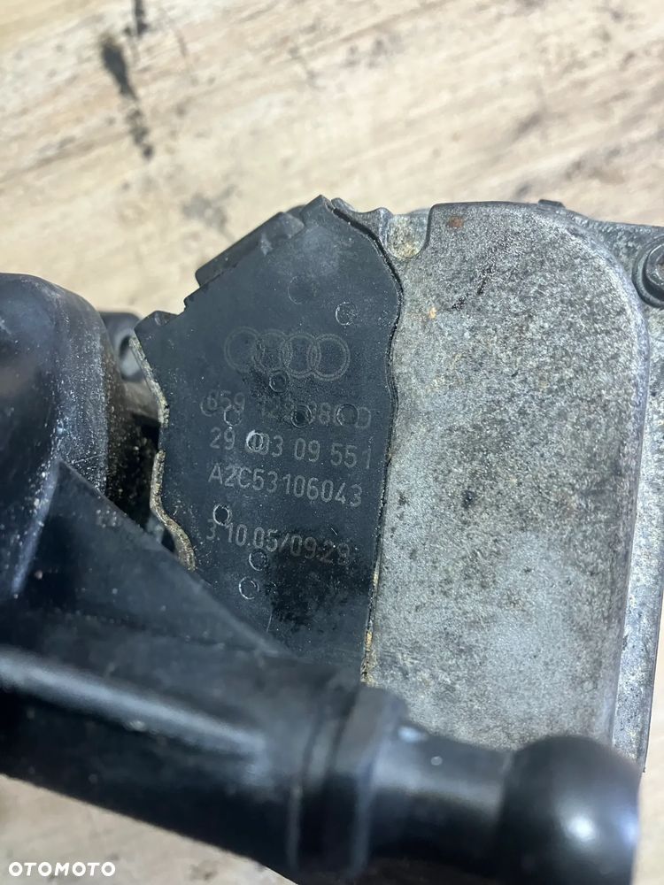 KOLEKTOR DOLOTOWY SSĄCY AUDI A6 C6 2.7TDI 3.0TDI BPP PRAWY LEWY KLAPKI NASTAWNIK 059145762B 059129711AF - 9