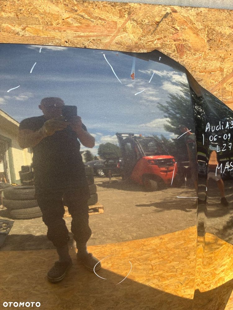 Audi A3 8P lift 06-09 kod lak. LZ7 L MASKA POKRYWA SILNIKA - 4