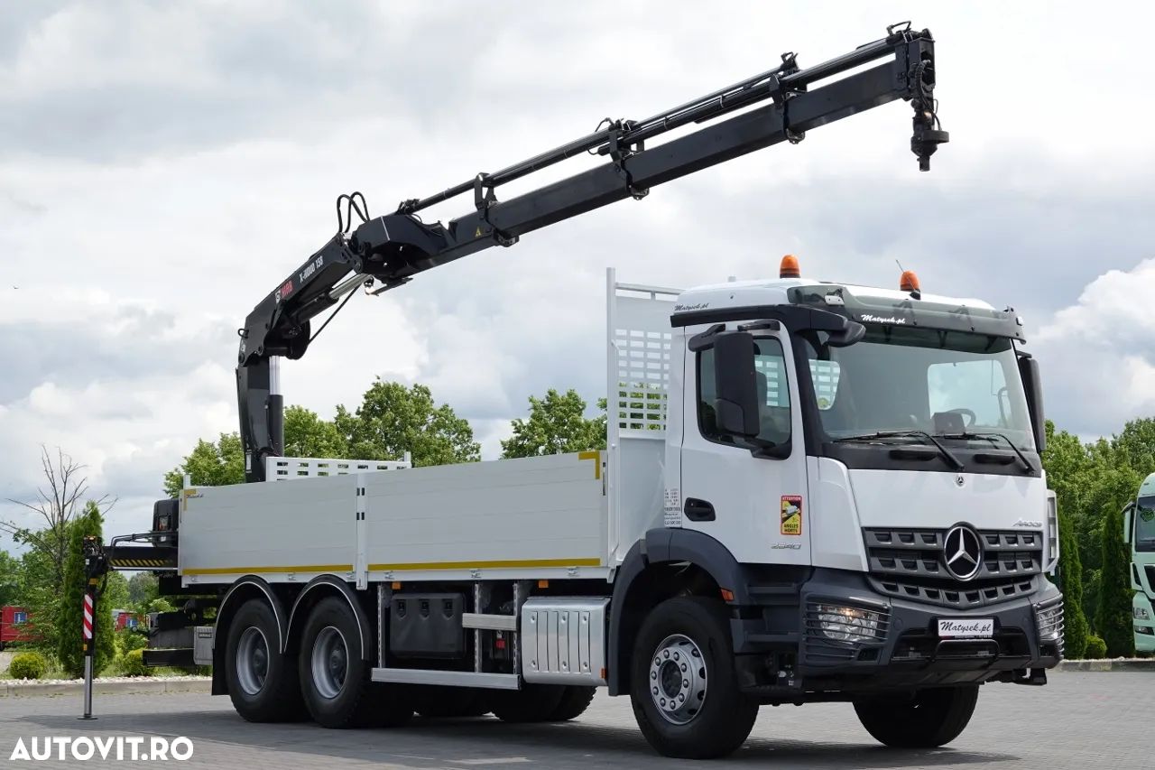 Mercedes-Benz AROCS 2640 / 6x4 / TRANSMISIE - 6,5 M / HDS HIAB 158 DS-4 / extensie: 12,5 M / EURO 6 / RADIO CONTROL / ROTATOR / 2020 / IMPORTAT - 1