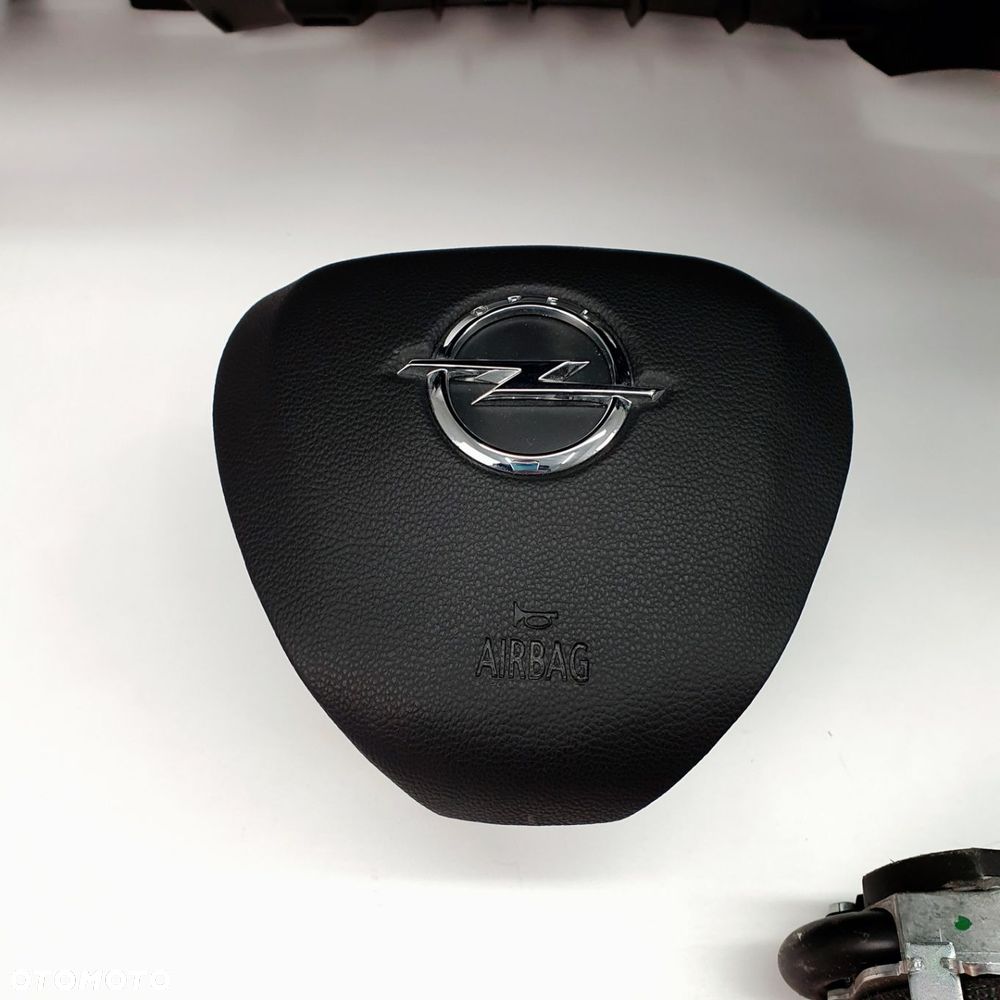 OPEL ZAFIRA C LIFT DESKA ROZDZIELCZA KONSOLA KOKPIT PULPIT PODUSZKI AIRBAG AIR BAG PASY KIT SET - 5
