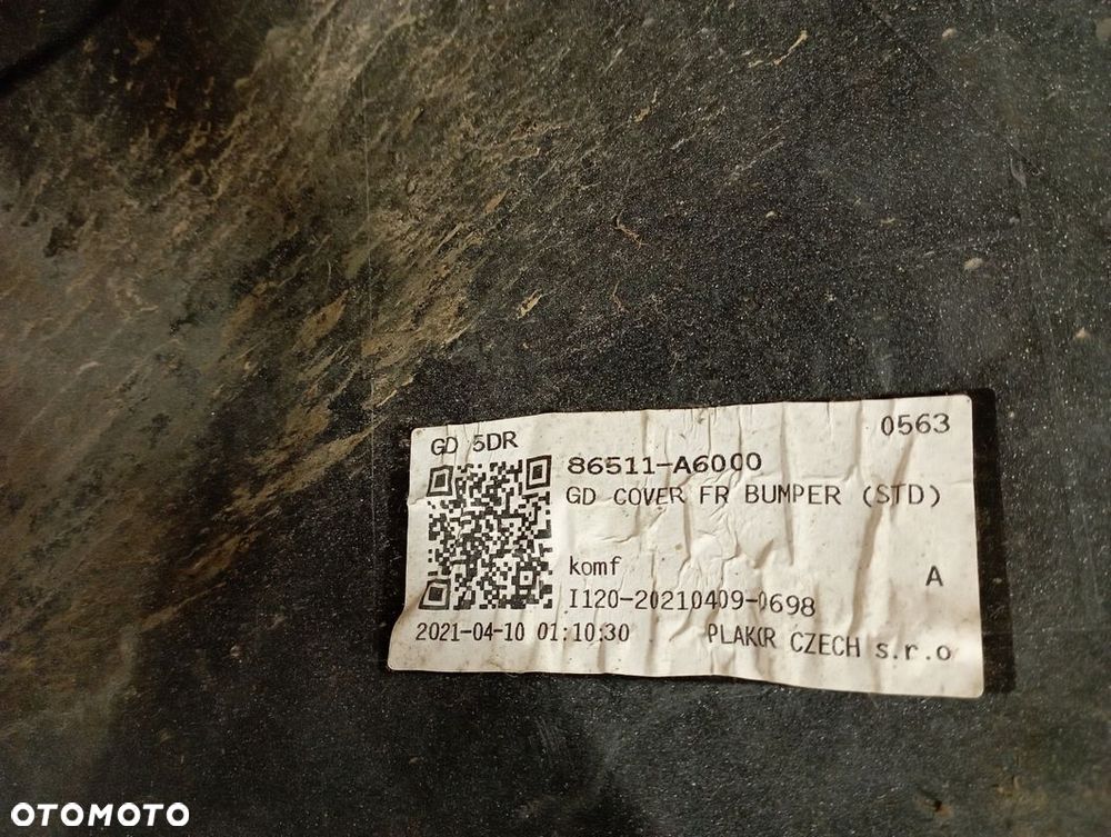 HYUNDAI I30 II 2 ZDERZAK PRZÓD PRZEDNI 86511-A6000 - 13