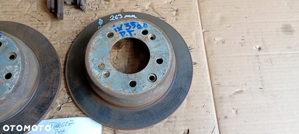 Tarcze hamulcowe klocki tył tylne Hyundai ix35 2.0 CRDI - 4