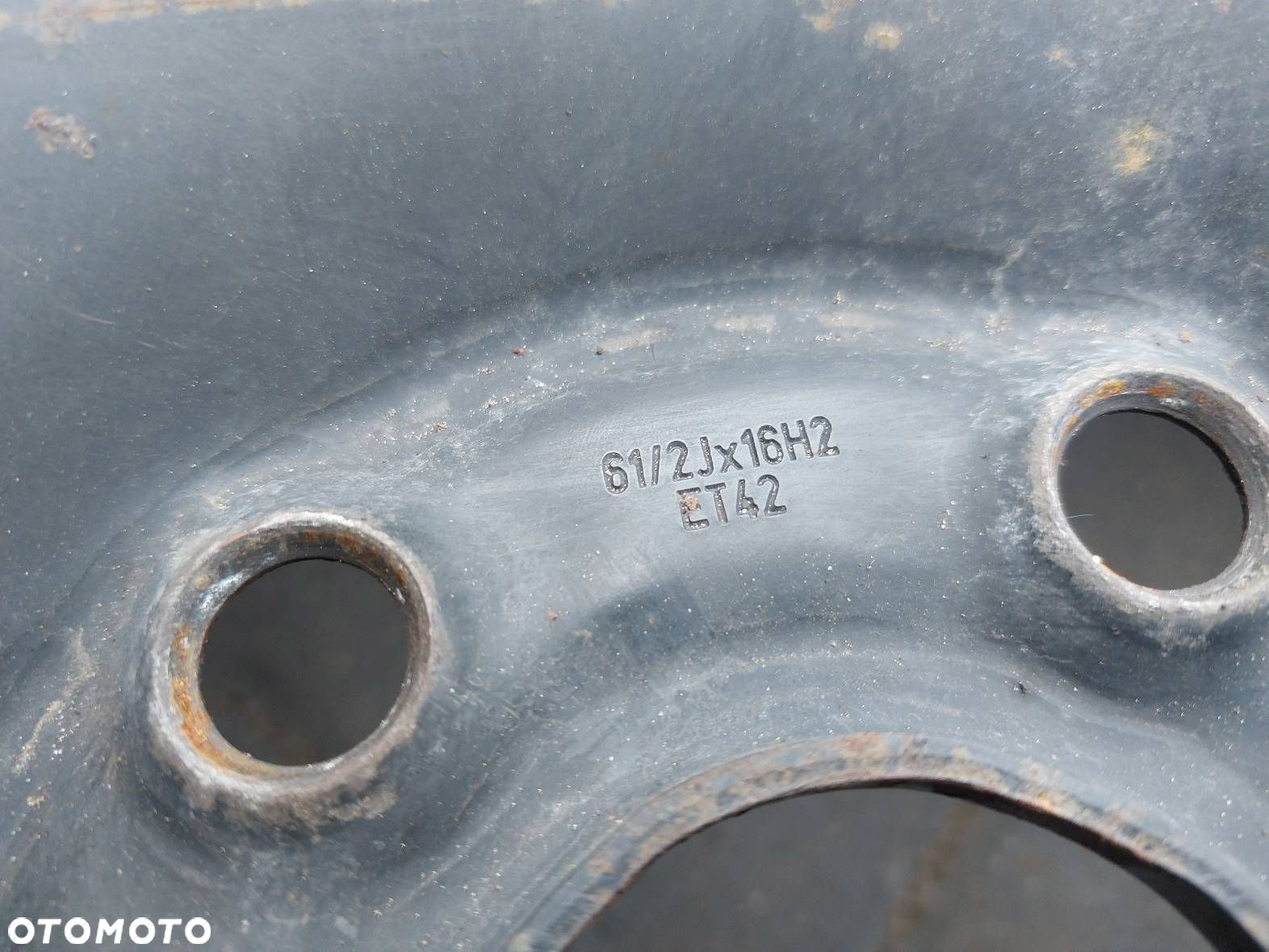 FELGI STALOWE 2 SZT 5X112 6.5JX16 ET42 FI57.1 VOLKSWAGEN  KBA 43930 - 4