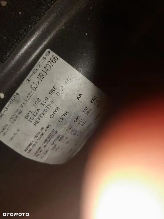 klapa bagażnika tył tylne Seat Ibiza IV lift 6j 5d HB LX7R bez malowania - 22