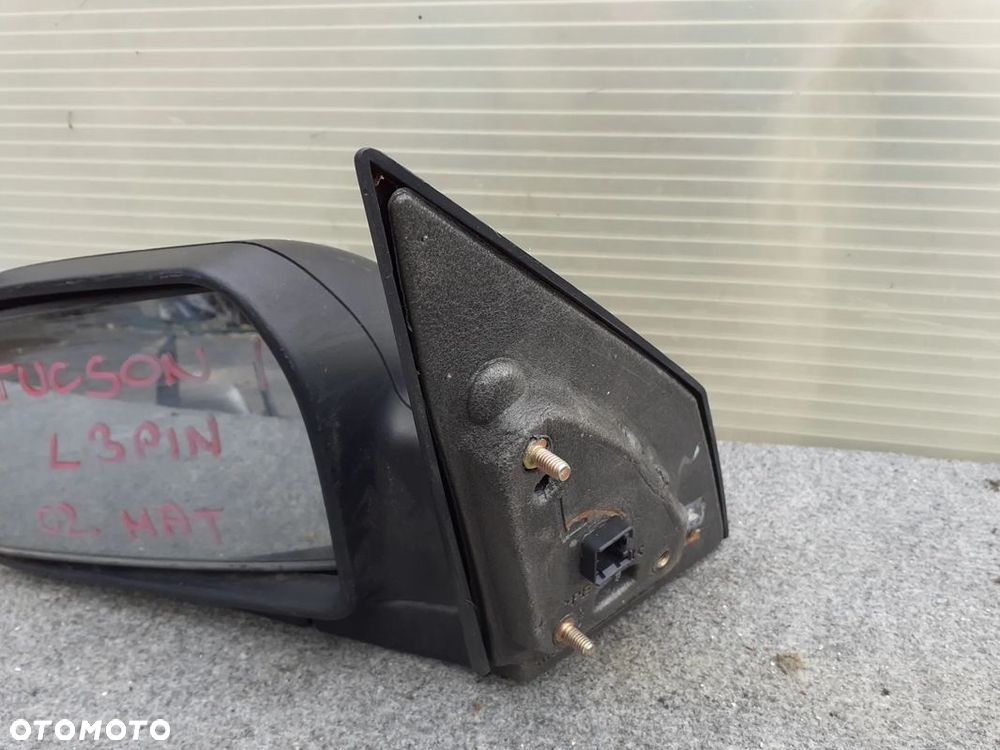 LUSTERKO ELEKTRYCZNE LEWE HYUNDAI TUCSON 3-PIN CZARNY MAT ORYGINAŁ WYSYŁKA! - 4