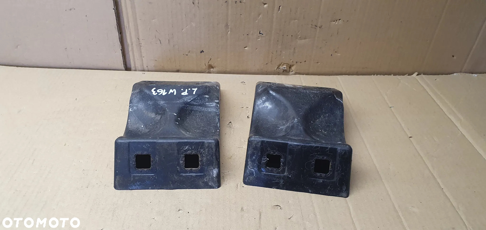 Ślizg wzmocnienie zderzaka przód prawy lewy Mercedes ML W163 Lift A1638801614 - 5