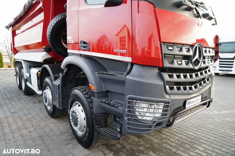 Mercedes-Benz AROCS 4145 / 8x8 / BASCULATOR SPATE / KH KIPPER / MANUAL / EURO 6 - 12