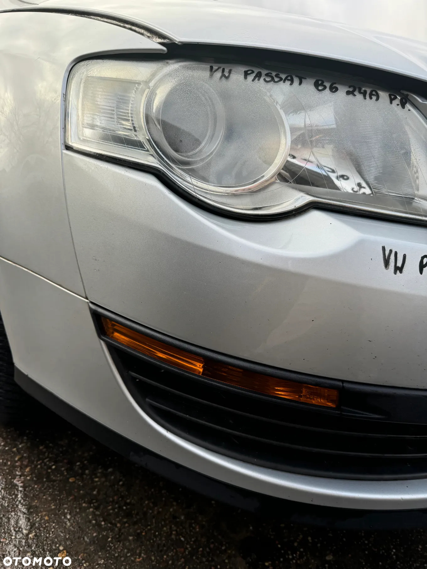 VW PASSAT B6 ZDERZAK PRZÓD PRZEDNI LA7W KOMBI - 4