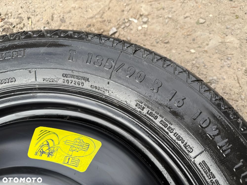 Koło dojazdowe dojazdówka Ford 16' 5x108 135/90 R16 Kuga S-Max C-Max Focus - 4