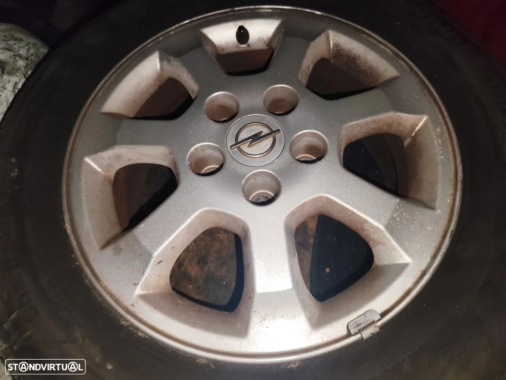 OPEL ZAFIRA A CONJUNTO JANTES 15 POLEGADAS - 8