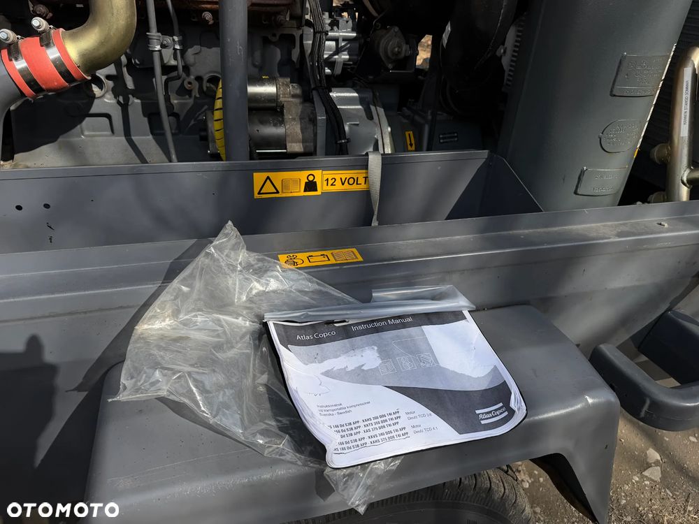 Atlas Copco XAHS 186 Kompresor Śrubowy Sprężarka potężna mocna 11m3. 12 bar regulowanych. Bogata wersja z chłodnicą cyklonową! z Norweskiej Upadłości! Niski Przebieg 1900mtg. 2014rok silnik DEUTZ.150 KM. serwisowany w DEKRA. OKAZJA - 17