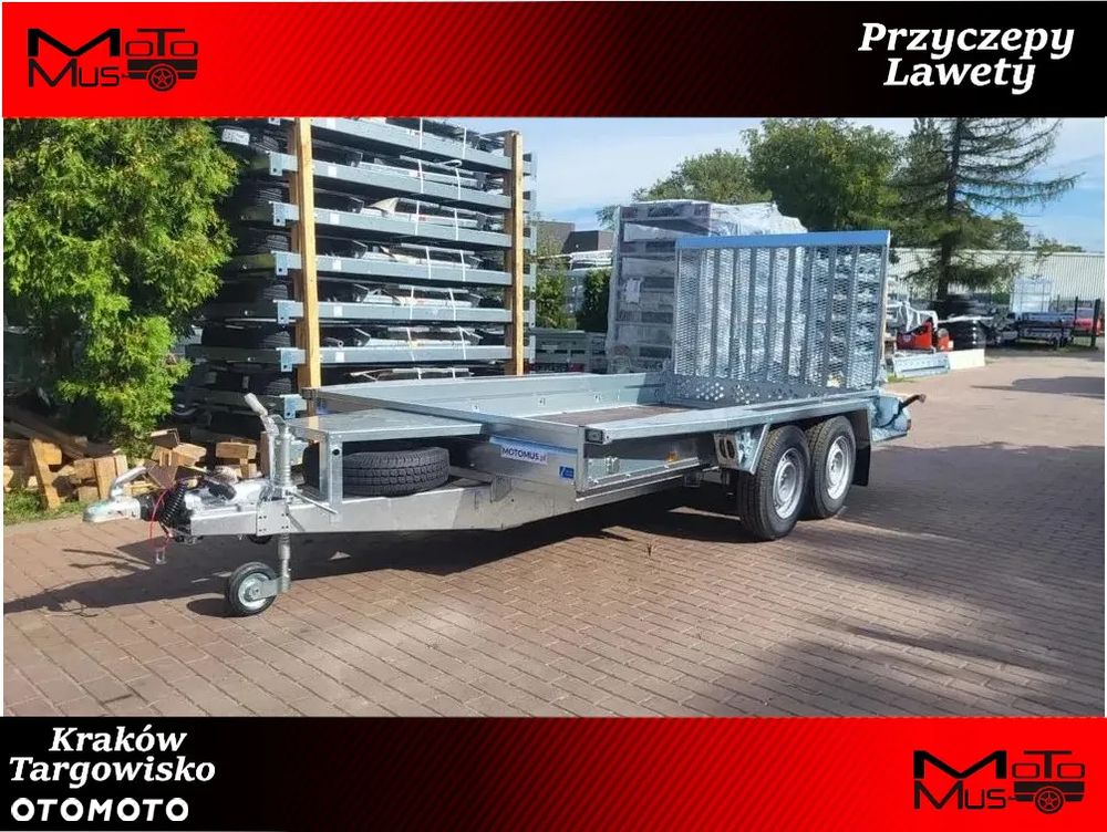 Brenderup Przyczepa Brenderup MT3651 DMC 3500kg do przewozu minikoparki 360x180