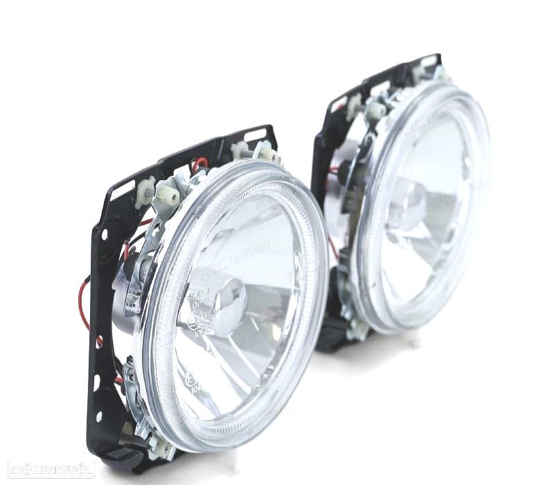 FARÓIS ANGEL EYES GOLF2 MK II 83-91 CROMADO H4 - 4