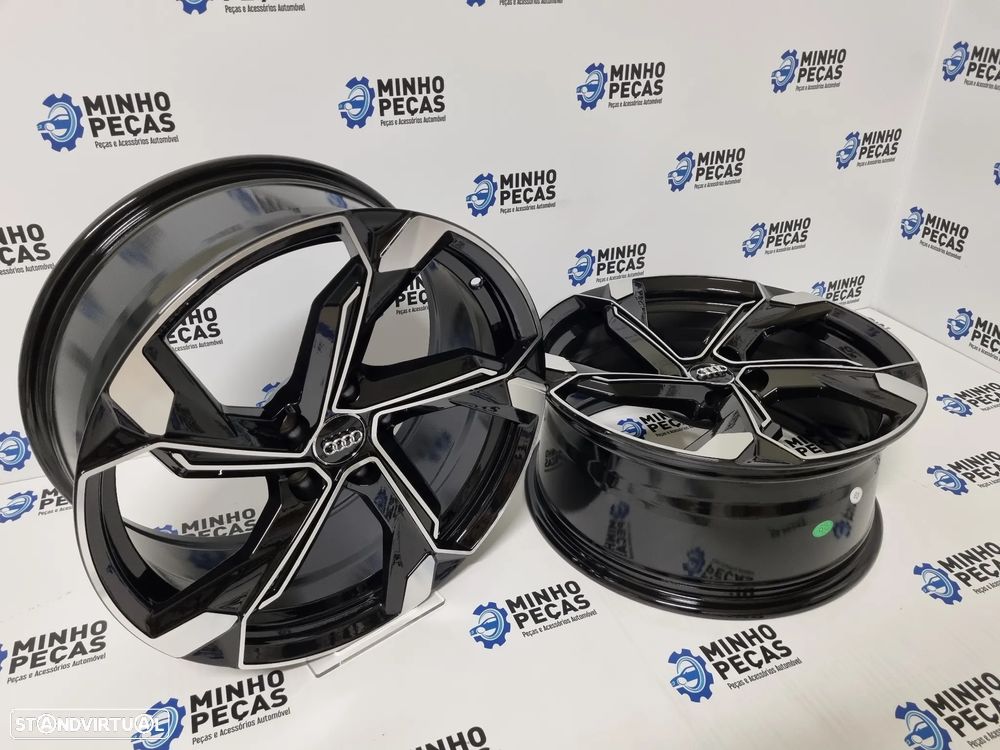 Jantes Audi SQ8 2024 em 18 Preto Polido (5x112) - 6