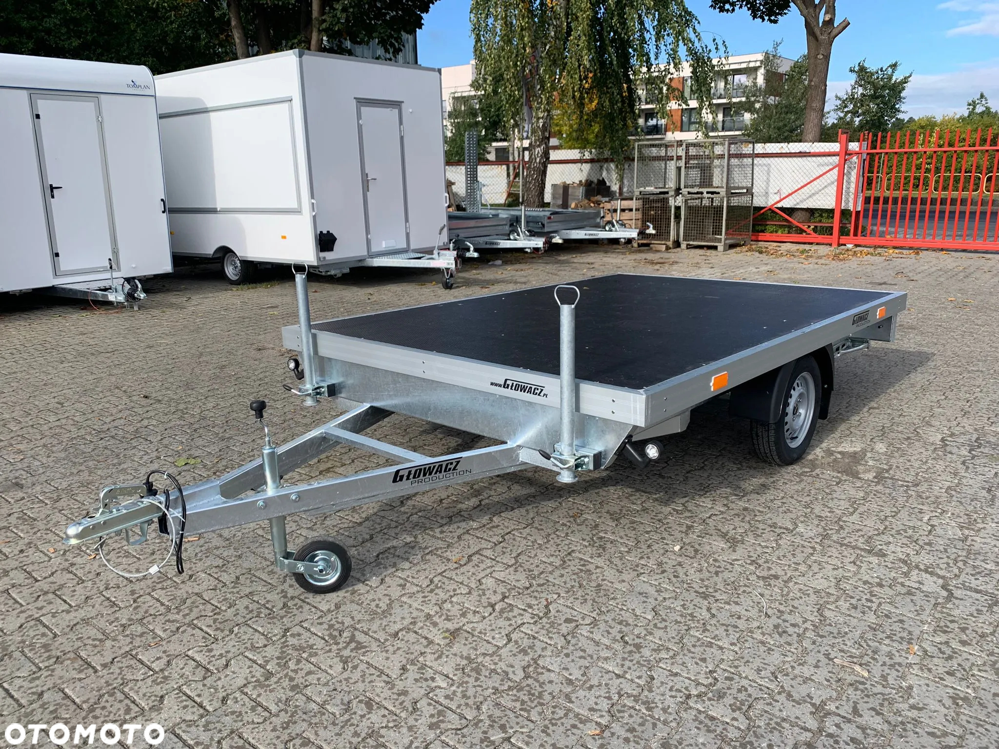 Głowacz Przyczepa do transportu saun, jacuzzi , bali itd.Wymiar 300×200 cm, wyposażona w podpory - 14