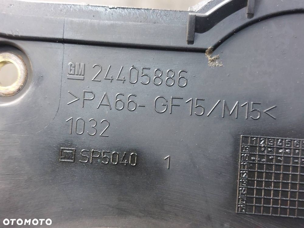 OSŁONA OBUDOWA ROZRZĄDU OPEL ASTRA J 1.6 T 55568106 55555757 24405886 - 5