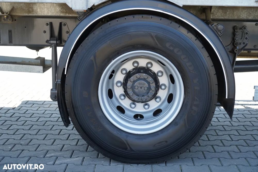 DAF LF 250 / 4X2 / LIVRARE - 7.30 + HDS HYVA HB 150XE3 / RADIOCOMANDĂ / ROTATOARE / MAX. CAPACITATE DE RIDICARE: 5200 KG / FURCĂ PENTRU PALEȚI / EURO 6 - 28