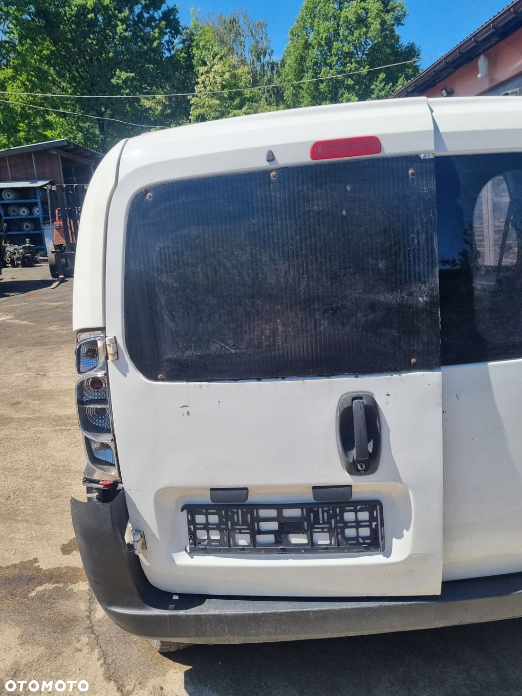 PEUGEOT BIPPER 07-17 2009 r DRZWI LEWY TYŁ LEWE TYLNE KLAPY FURTKI BIAŁE EU * - 1