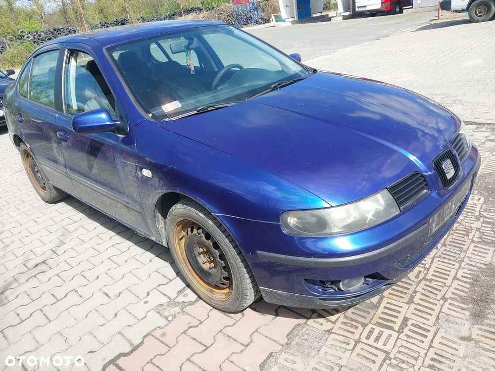 Przód KOMPLETNY Seat Toledo 2 Leon I zderzak maska lampy pas przedni atrapa halogen KOLOR LS5N BEZ MALOWANIA - 2